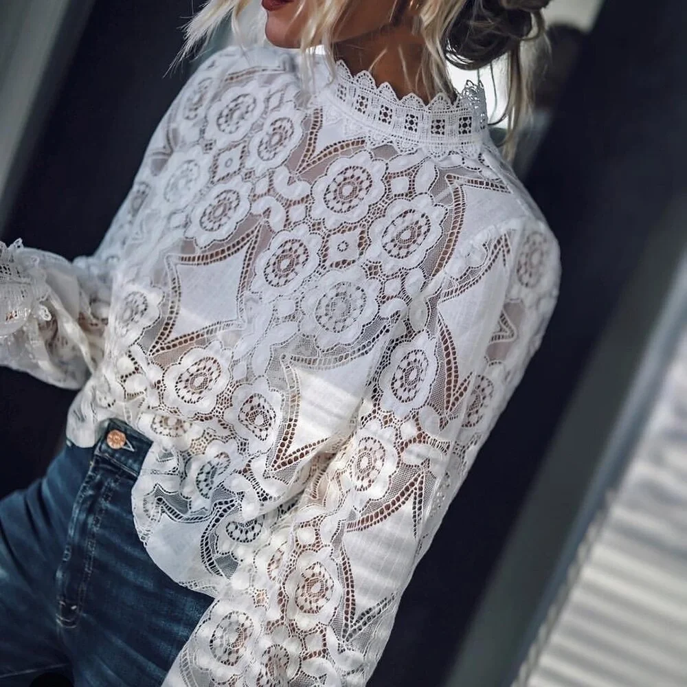 💥🔥CLEARANCE SALE🌟⚡️ENGLISH LACE Boho Top-LAST ✌️